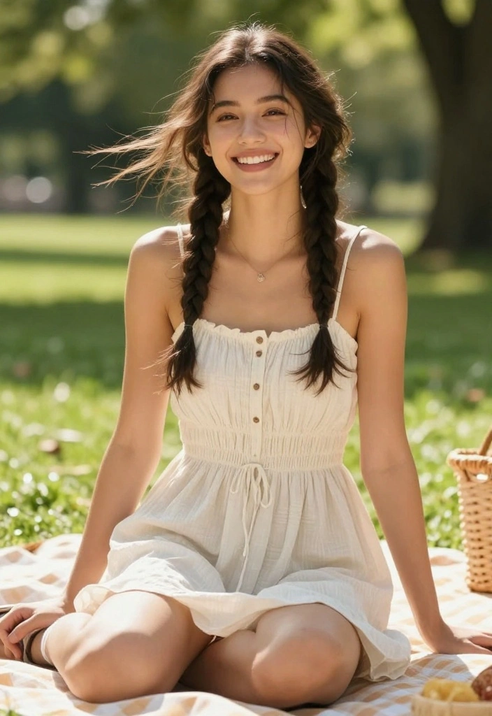 14 Chic Baddie Hairstyles for Effortless Glam (You’ll Love #6!) - 7. Loose Braids 1