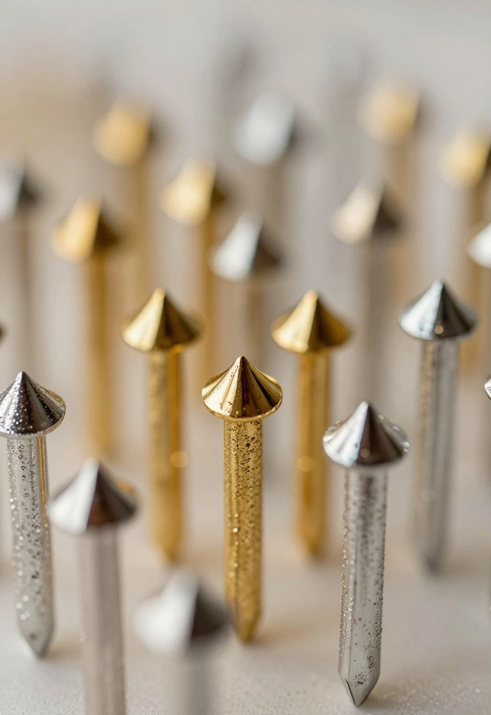 14 Matching Bridal Party Nails Colors That Will Make Your Photos Pop! - 13. Classy Metallics 1