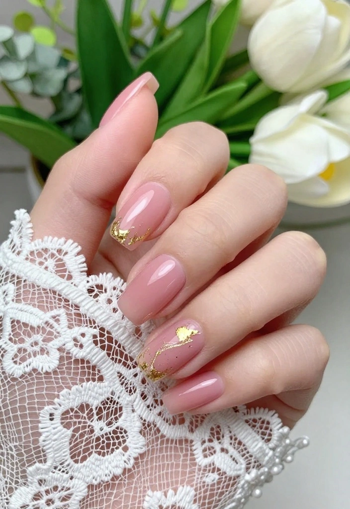 14 Matching Bridal Party Nails Colors That Will Make Your Photos Pop! - 2. Blush Pink Delight 1