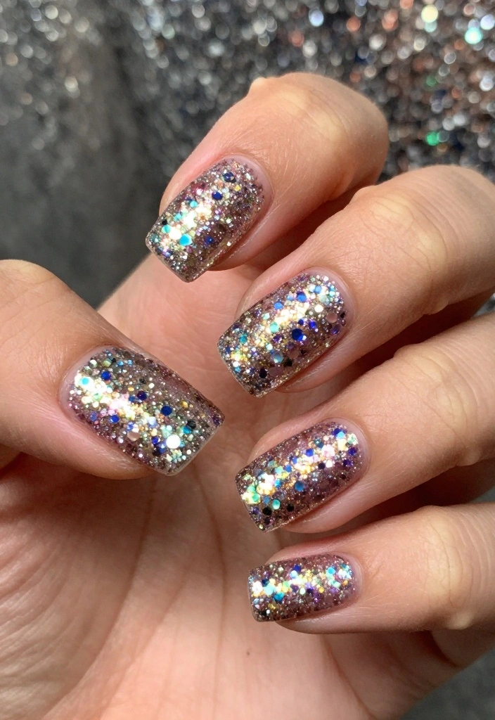 15 Funky Nails Trends You Need to Try Right Now (Warning: #8 Is a Showstopper!) - 6. Glitter Galore 1