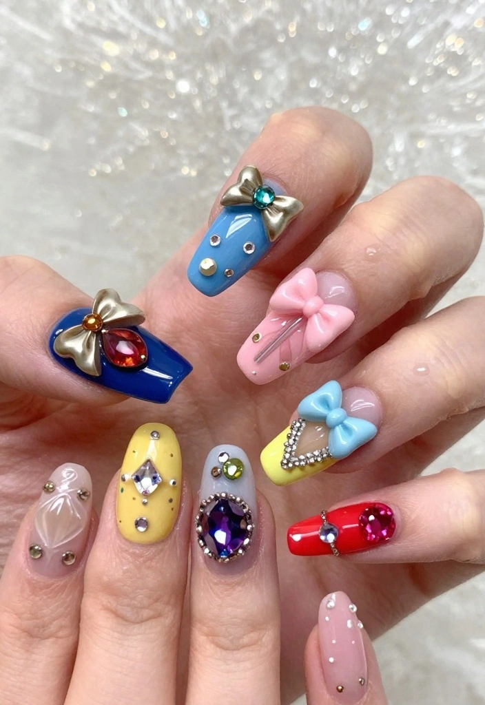 15 Funky Nails Trends You Need to Try Right Now (Warning: #8 Is a Showstopper!) - 9. 3D Nail Art 1
