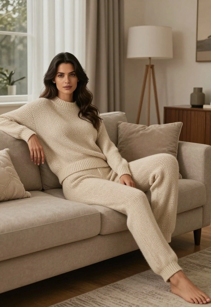 18 Stunning Valentine's Day Outfits That Will Make You the Star of Date Night! - 18. Cozy Knitwear Set 1