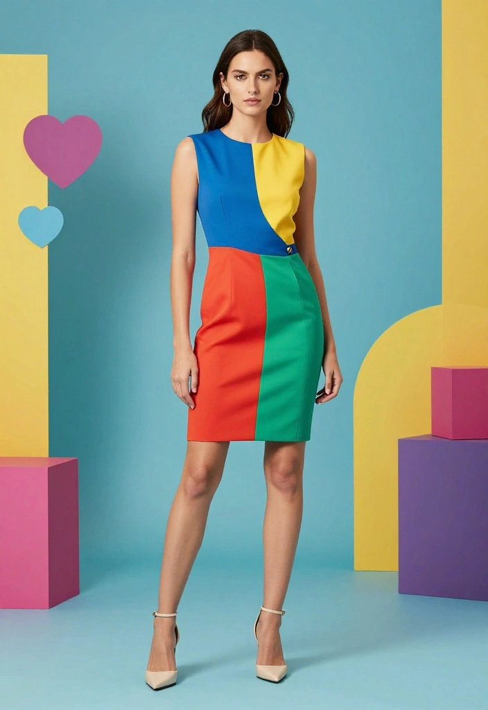 18 Stylish Valentine's Outfits That Will Make You the Star of the Night! - 9. Bold Color Blocking 1