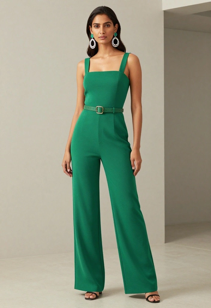 19 Irresistible Valentine Clothes That Will Make Your Date Say 'WOW!' - 4. Chic Jumpsuit for a Modern Twist 1