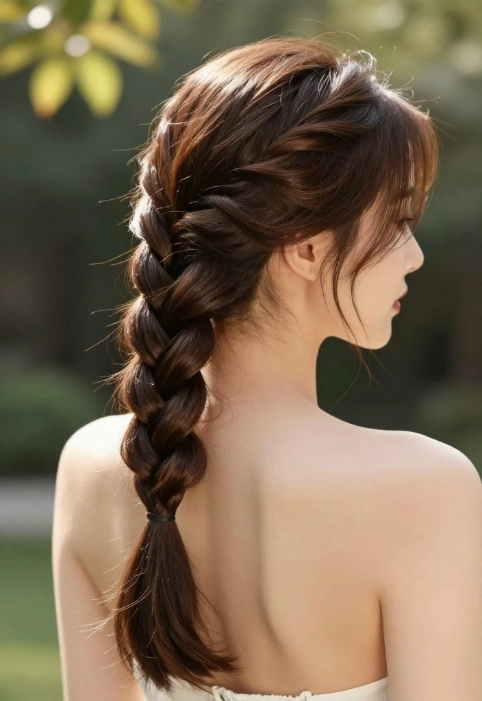 19 Unique Braided Ponytail Hairstyles That Will Blow Your Mind (Especially #11!) - 1. Classic Fishtail Braid Ponytail 1