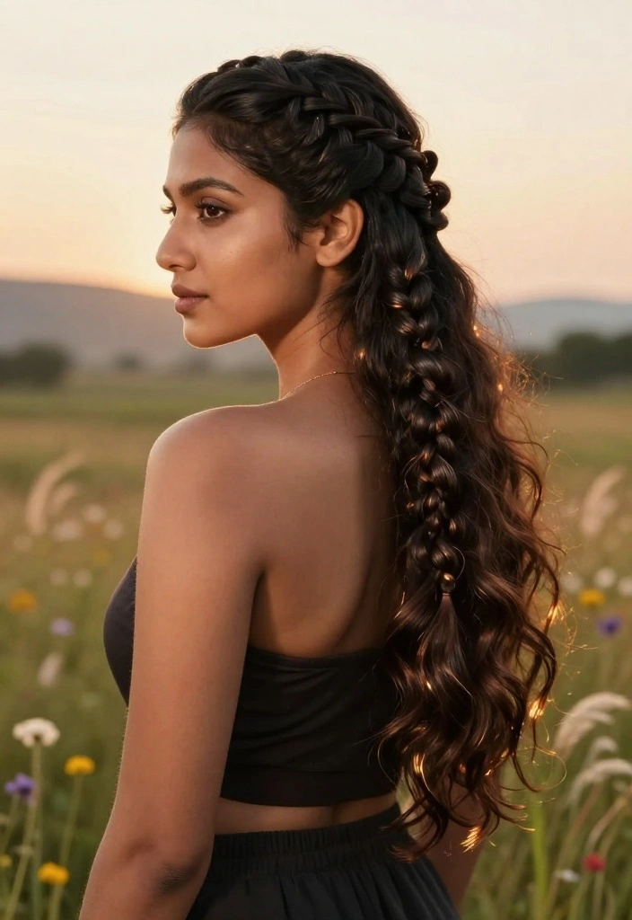 19 Unique Braided Ponytail Hairstyles That Will Blow Your Mind (Especially #11!) - 10. Waterfall Braid Ponytail 1