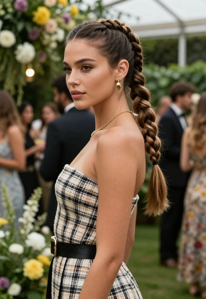 19 Unique Braided Ponytail Hairstyles That Will Blow Your Mind (Especially #11!) - 17. Twisted Half-Up Braided Ponytail 1