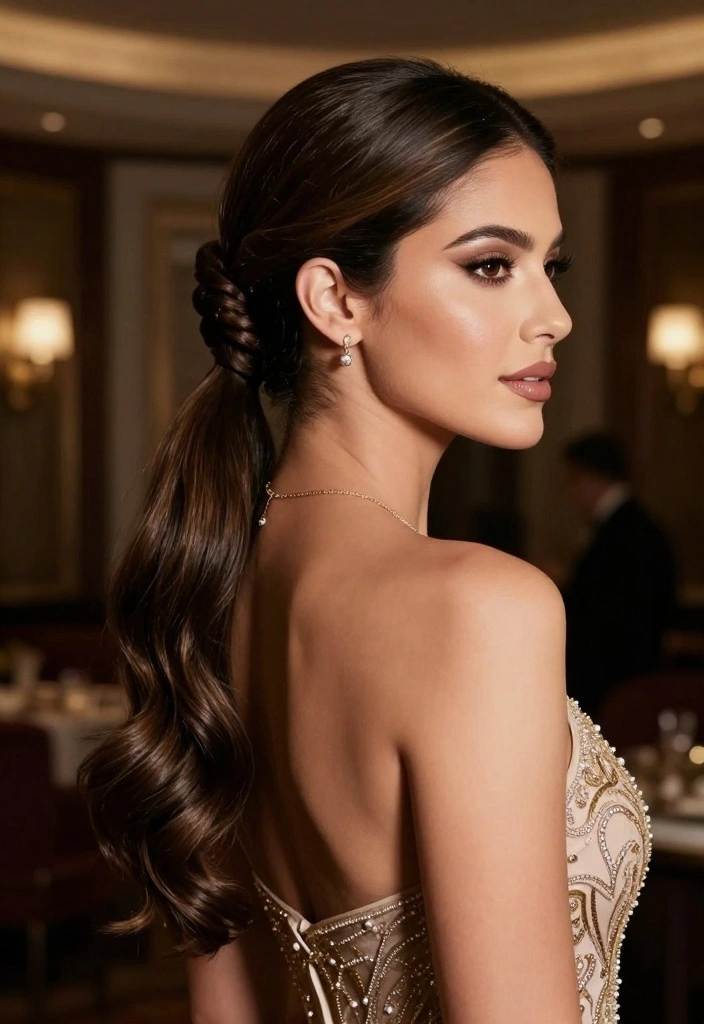 19 Unique Braided Ponytail Hairstyles That Will Blow Your Mind (Especially #11!) - 19. Elegant Knotted Ponytail 1