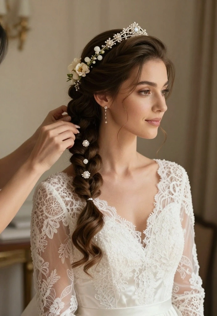 19 Unique Braided Ponytail Hairstyles That Will Blow Your Mind (Especially #11!) - 5. Halo Braid Ponytail 1