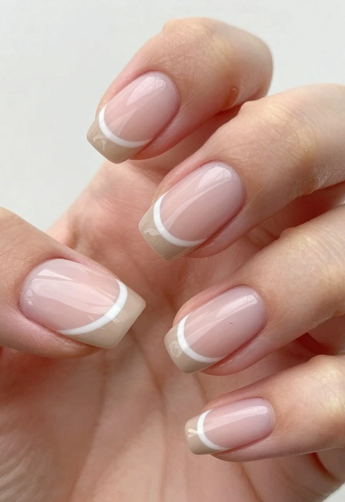 20 Creative Nail Designs You Can Do at Home (Even If You're a Beginner!) - 17. Inverted French Manicure 1