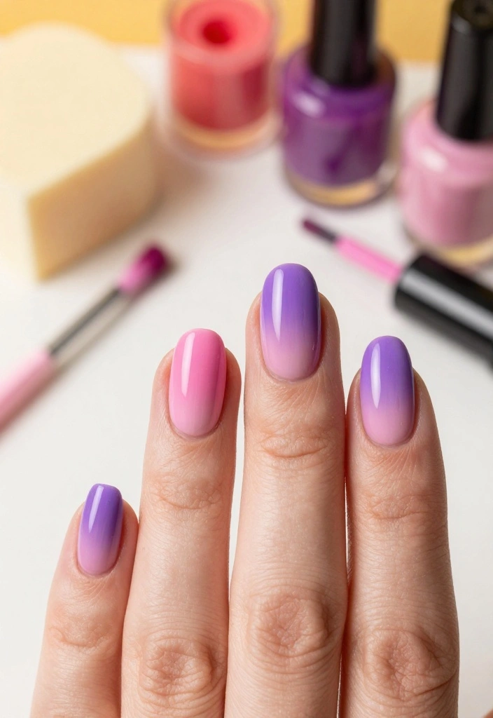20 Creative Nail Designs You Can Do at Home (Even If You're a Beginner!) - 2. Ombre Delight 1