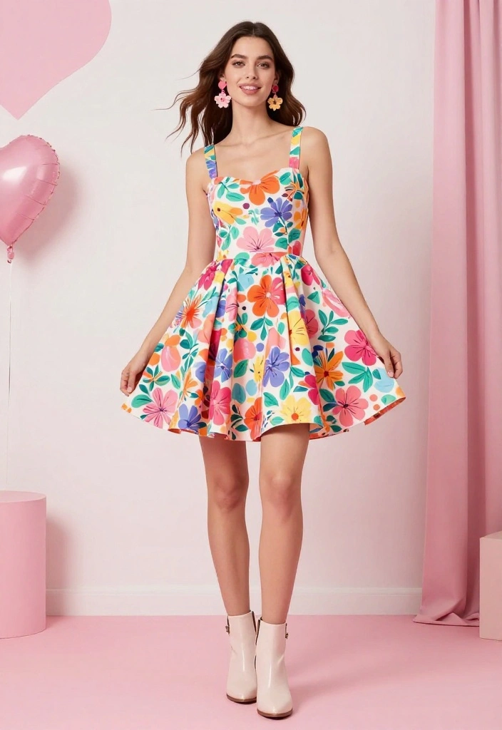 20 Elegant Date Night Dresses for Valentine’s Day That Will Turn Heads! - 5. The Playful Skater Dress 1