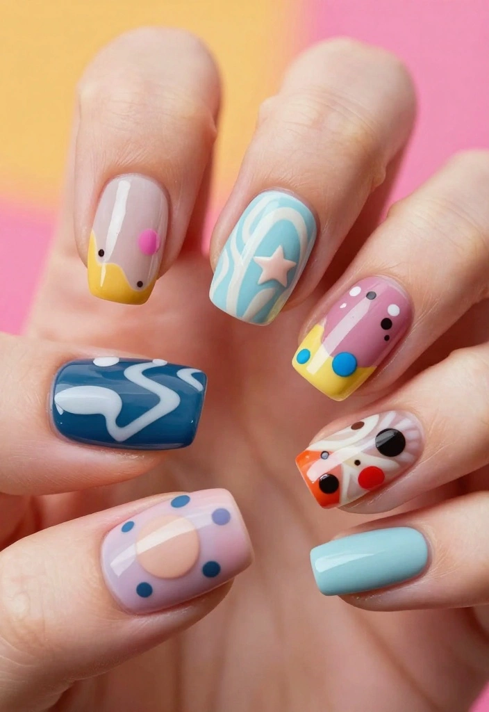 21 Incredible Nye Nails That Will Inspire Your New Year’s Celebrations! - 21. Creative Layering 1