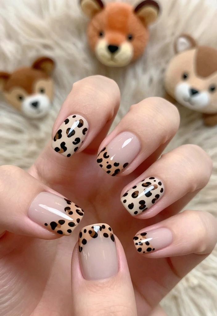 25 Trendy New Years Eve Nails That'll Inspire Your Holiday Look! - 10. Cute Animal Print 1
