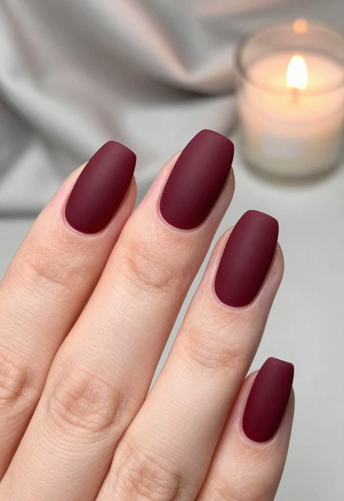 25 Trendy New Years Eve Nails That'll Inspire Your Holiday Look! - 15. Sophisticated Matte Finish 1
