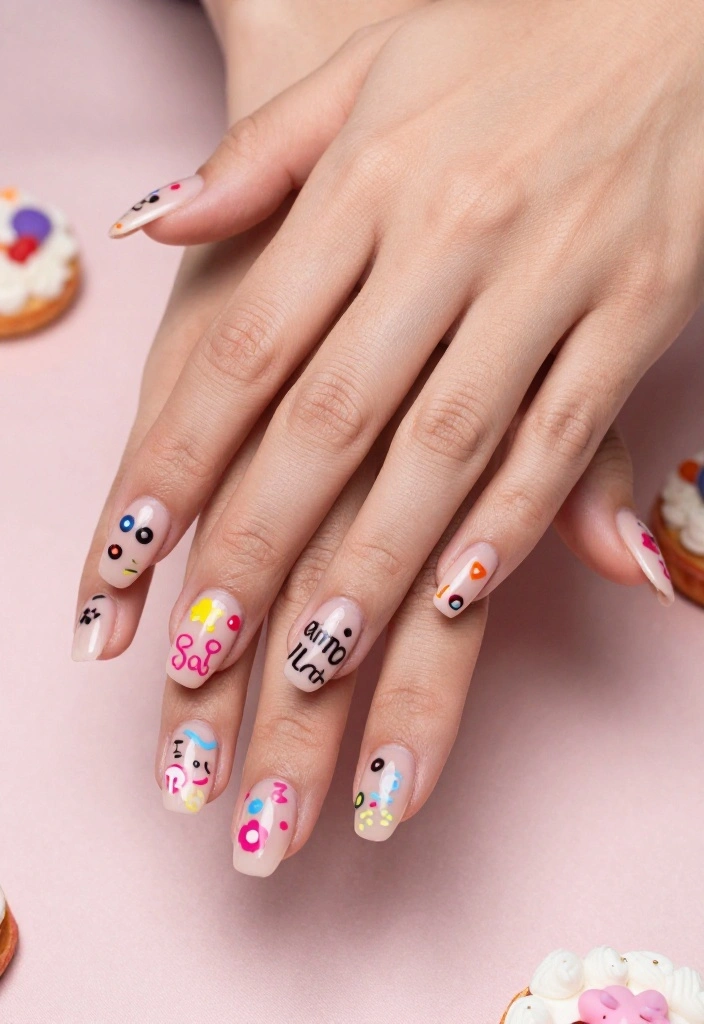 30 Creative DIY Nail Art Ideas for a Perfect Valentine’s Day Look (Tip #4 Is a Game-Changer!) - 30. Heartfelt Message 1
