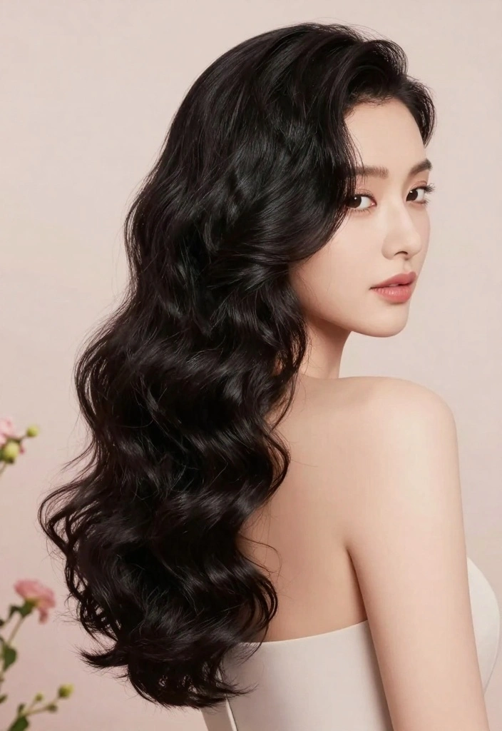 9 Fashion-Forward Hairstyles to Hide Bangs That Will Wow Your Friends! - 2. The Side-Swept Waves 1