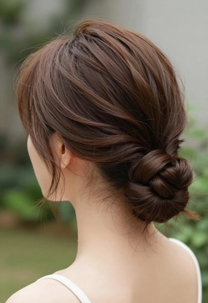 9 Quick Easy Hairstyles for Long Hair That'll Save You Time (And Look Fabulous!) - 1. Effortless Low Bun 1