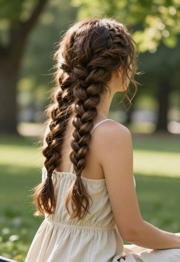 9 Quick Easy Hairstyles for Long Hair That'll Save You Time (And Look Fabulous!) - 2. Messy Braid 1