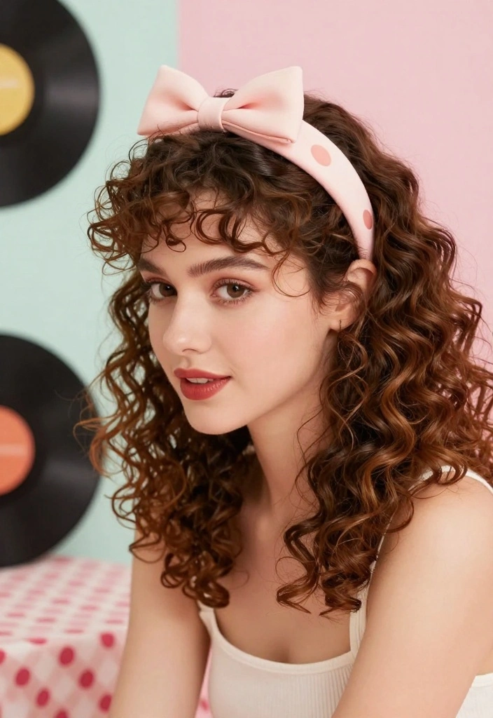 9 Quick Headband Hairstyles Inspired by Your Favorite Celebrities! - 2. The Classic Retro Look 1